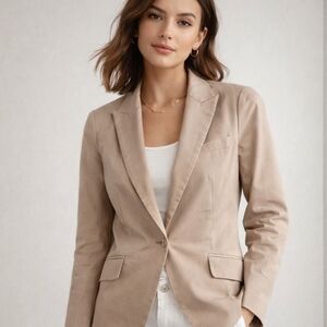 ⭐️ Host Pick⭐️ Club Monaco | Neutral Beige Cotton Blazer